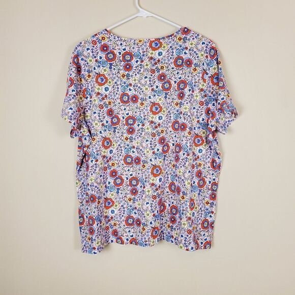 The Talbots Tee Floral Shirt Size 2X - Picture 4 of 5